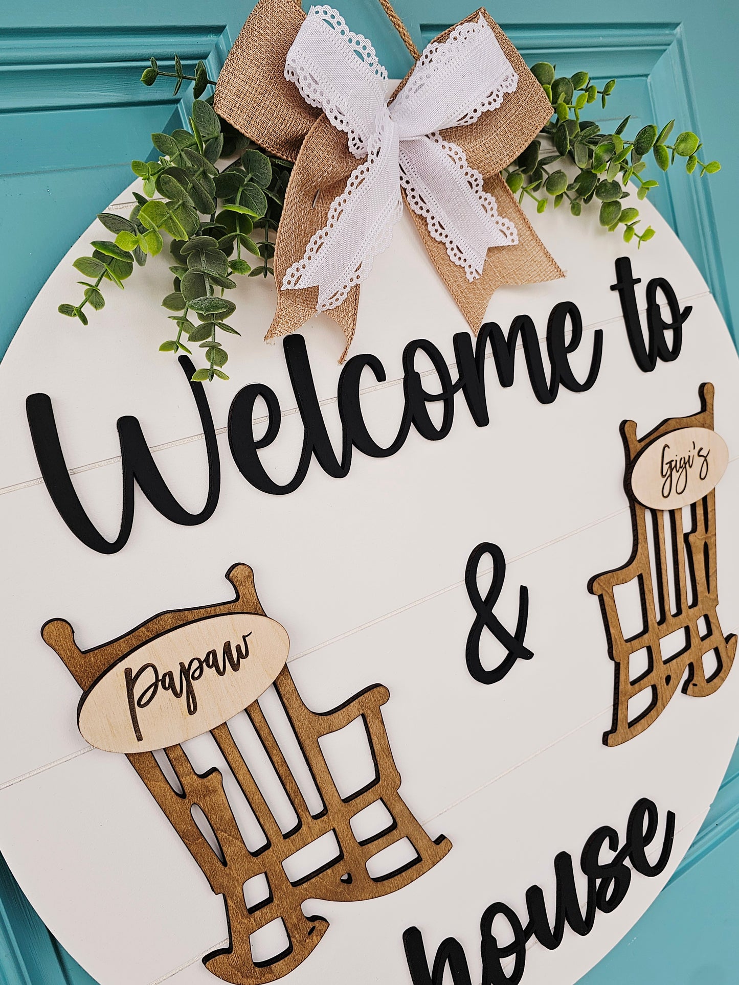 Grandparent Rocking Chair Door Hanger