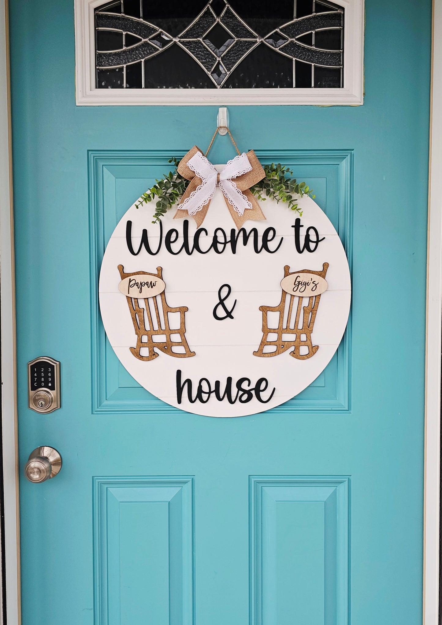 Grandparent Rocking Chair Door Hanger