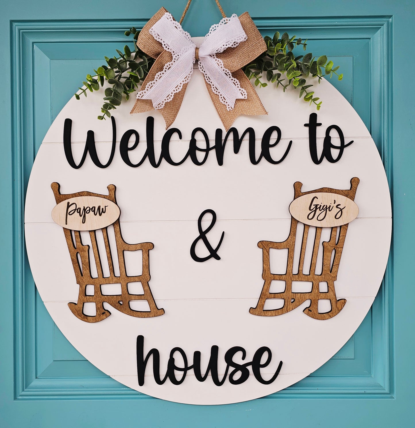 Grandparent Rocking Chair Door Hanger