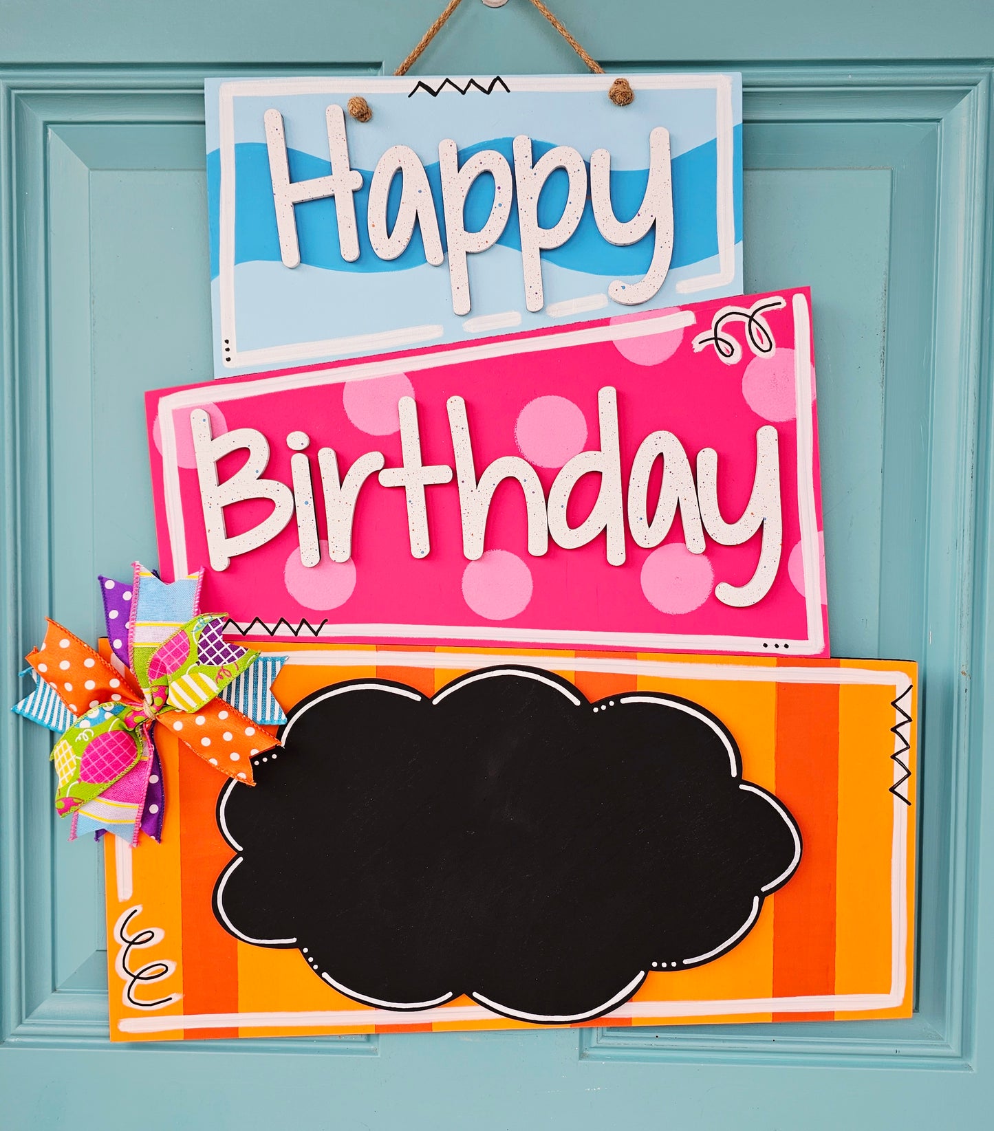 Happy Birthday Door Hanger