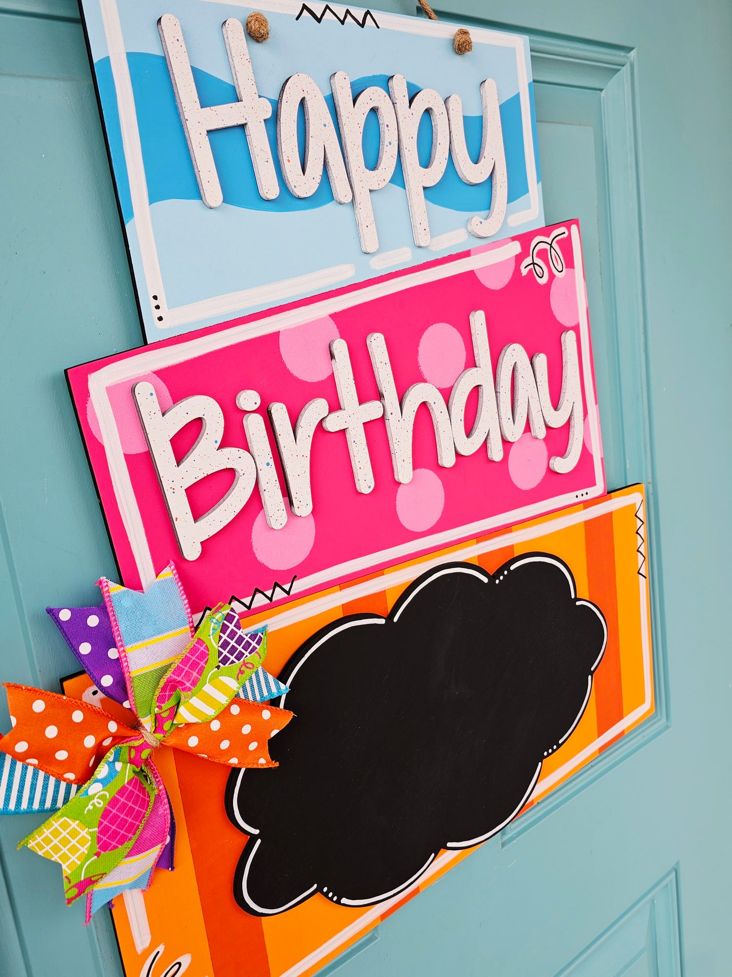 Happy Birthday Door Hanger