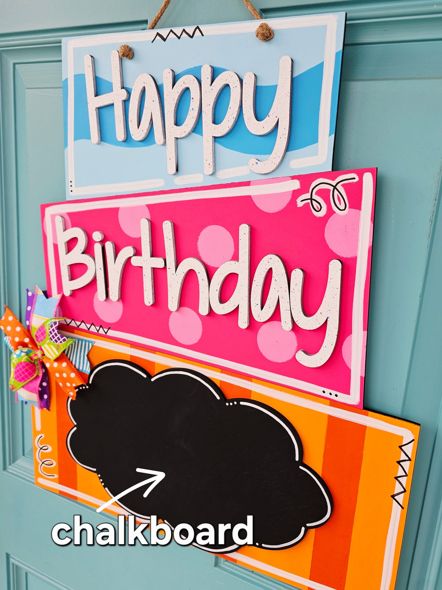 Happy Birthday Door Hanger