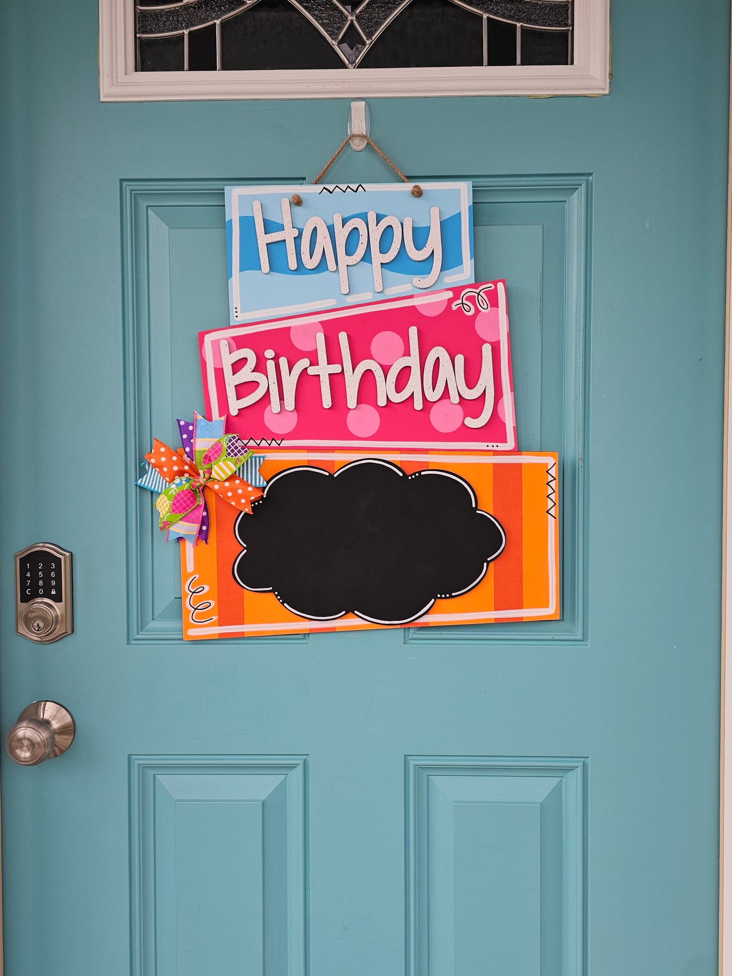 Happy Birthday Door Hanger