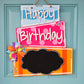 Happy Birthday Door Hanger