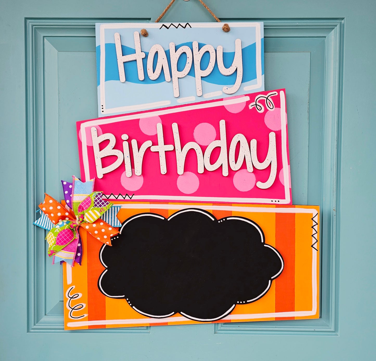 Happy Birthday Door Hanger