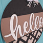Modern Hello Door Hanger