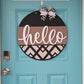 Modern Hello Door Hanger