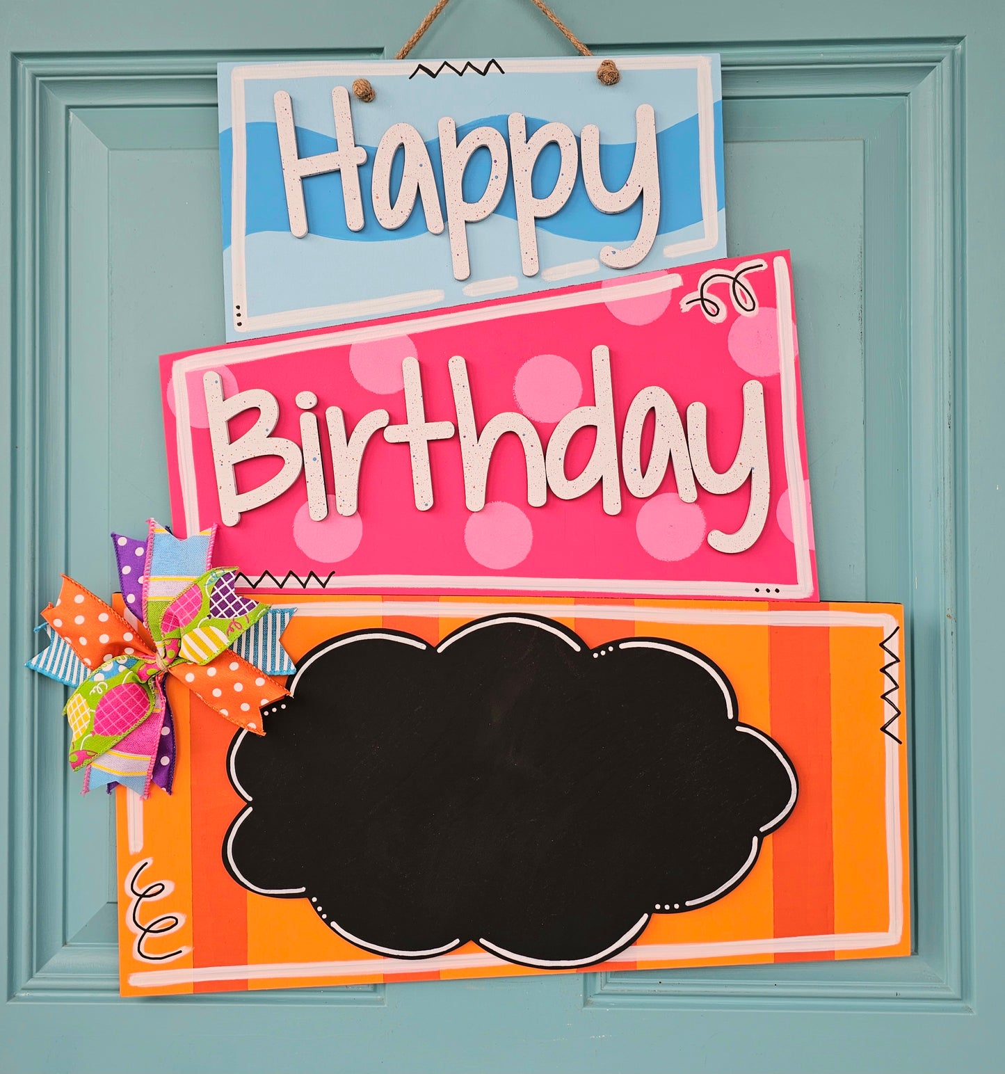 Happy Birthday Door Hanger