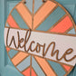 Welcome Arrow Pattern Door Hanger