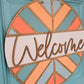Welcome Arrow Pattern Door Hanger