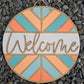Welcome Arrow Pattern Door Hanger