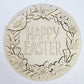 Easter Floral Wreath Door Hanger
