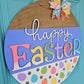 Happy Easter Rainbow Eggs Door Hanger