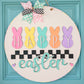 Easter Checkered Door Hanger