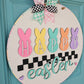 Easter Checkered Door Hanger