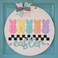 Easter Checkered Door Hanger