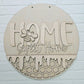 Home Sweet Home Honeycomb Bee Door Hanger