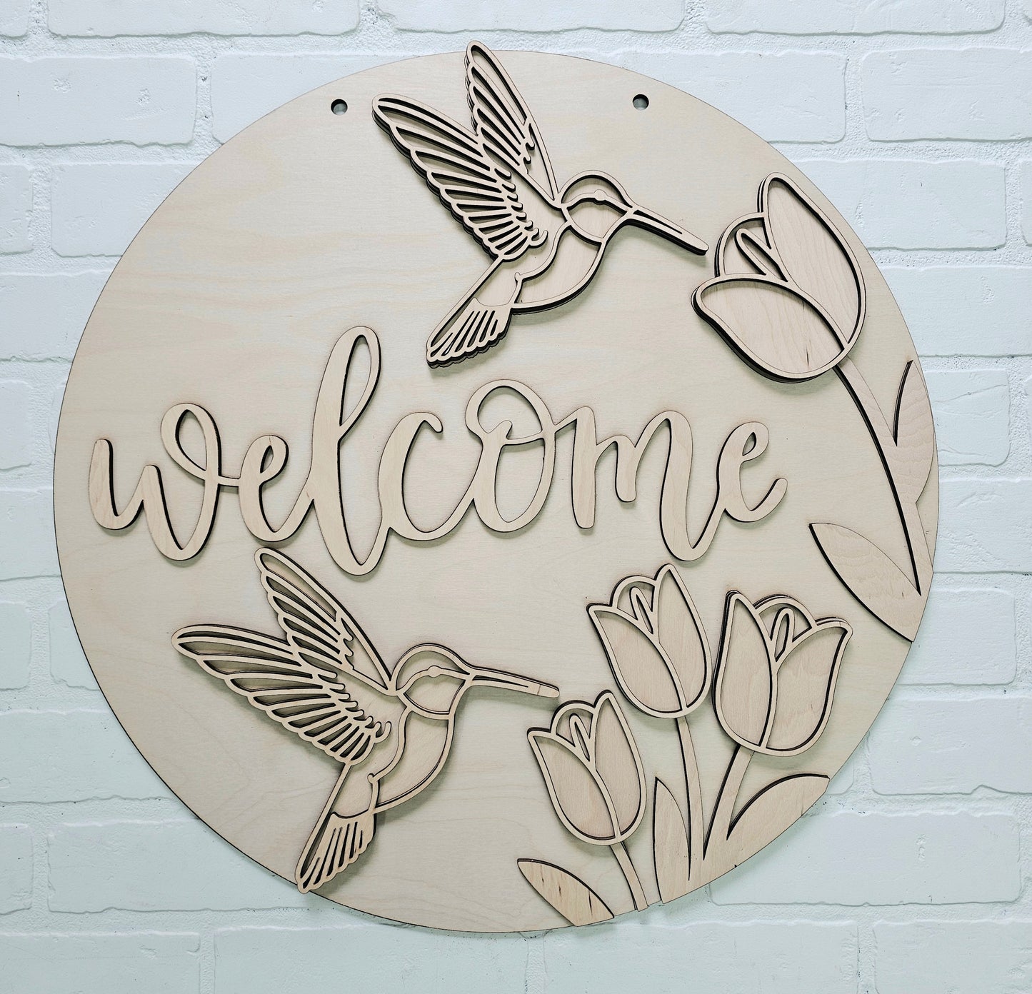 Hummingbird Door Hanger