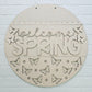 Welcome Spring Butterfly Door Hanger