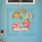 Birdhouse Shaped Door Hanger