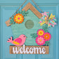 Birdhouse Shaped Door Hanger