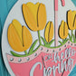 Oh Hello Spring Umbrella Door Hanger