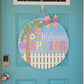 Welcome Spring Birdhouse Door Hanger