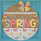 Welcome Spring Butterfly Door Hanger
