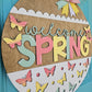 Welcome Spring Butterfly Door Hanger