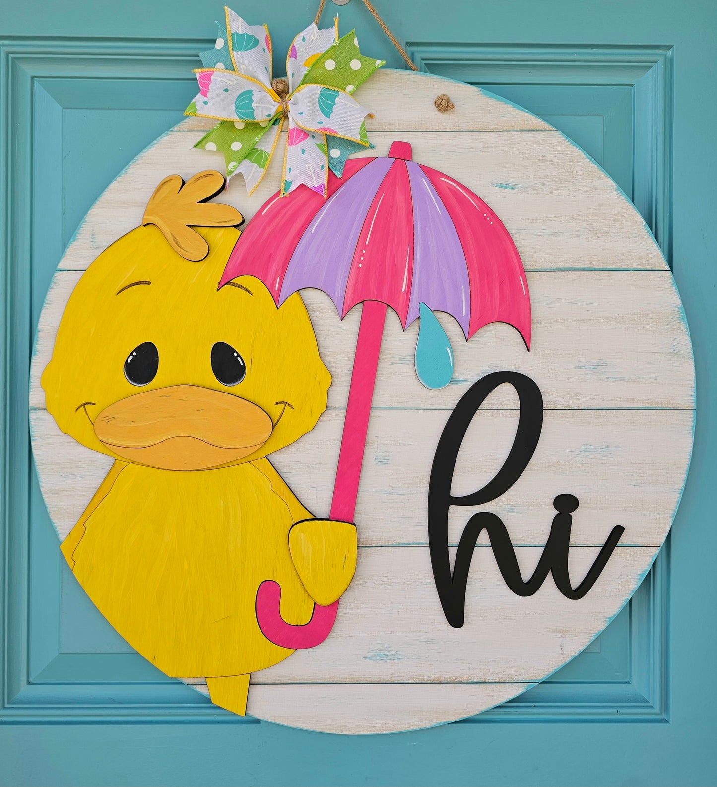Spring Duck Door Hanger