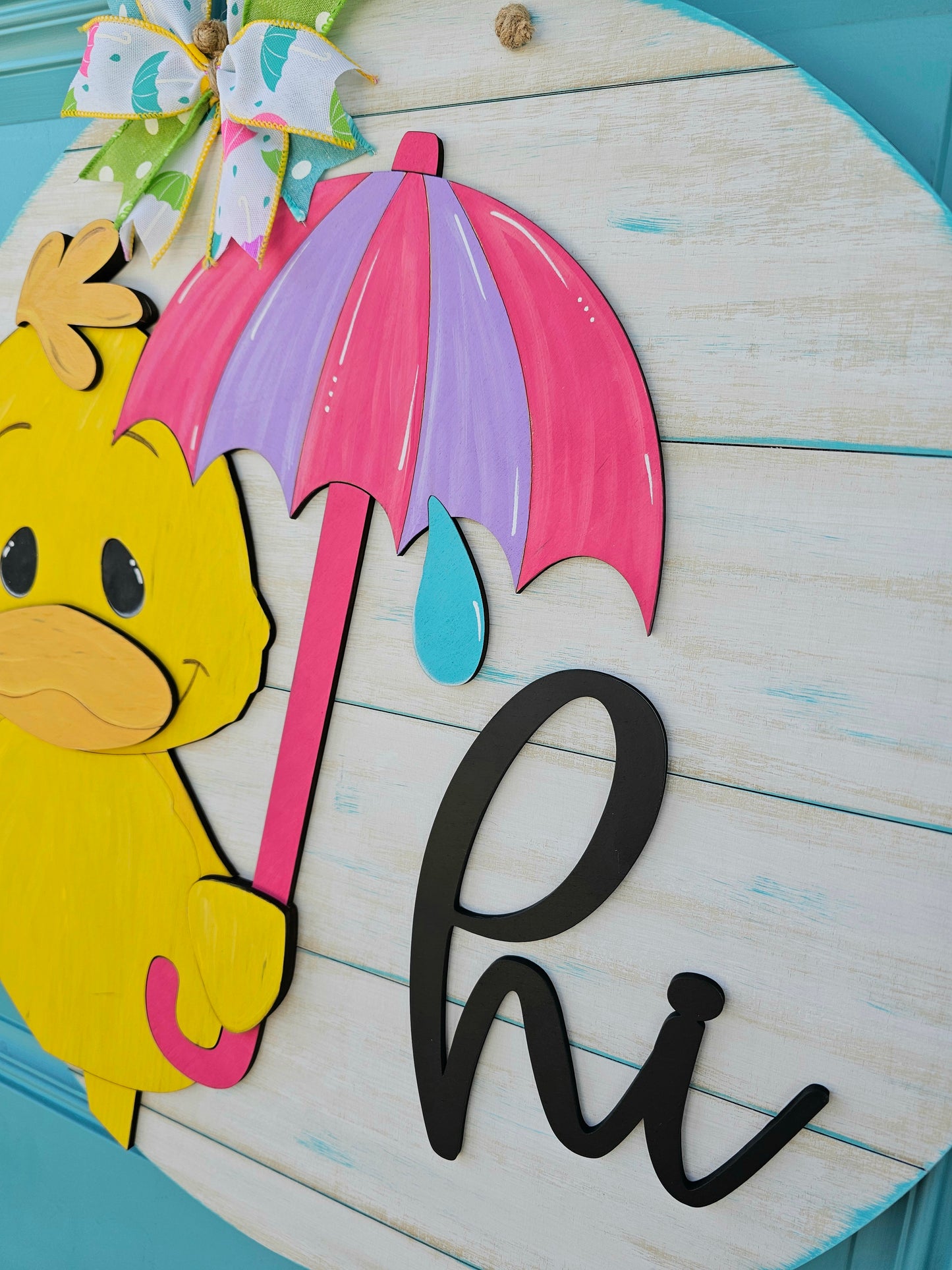 Spring Duck Door Hanger