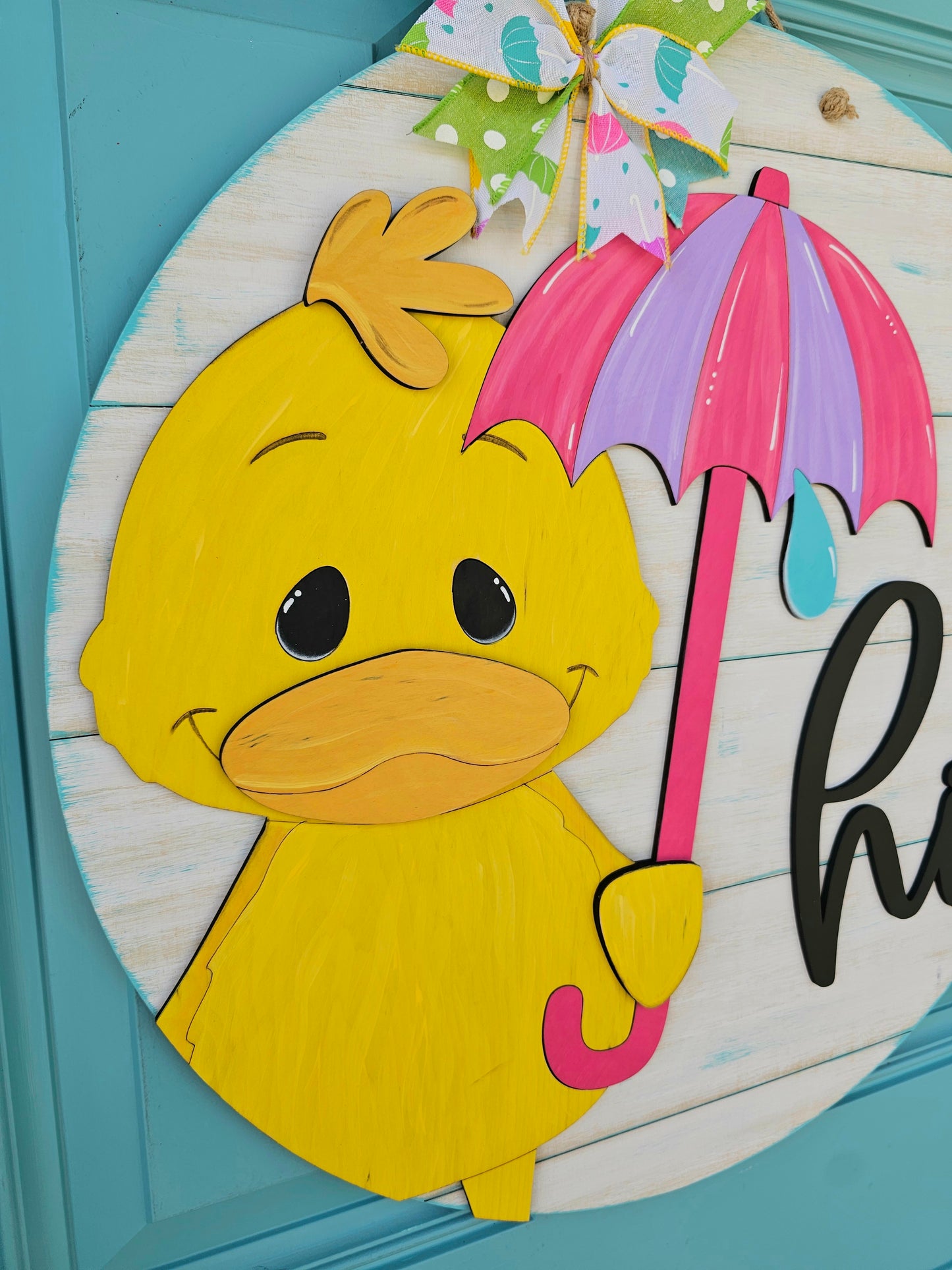 Spring Duck Door Hanger