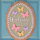 Butterfly Oval Door Hanger