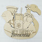Summer Flamingo Floaty Door Hanger