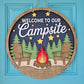 Welcome to our Campsite Fire Door Hanger