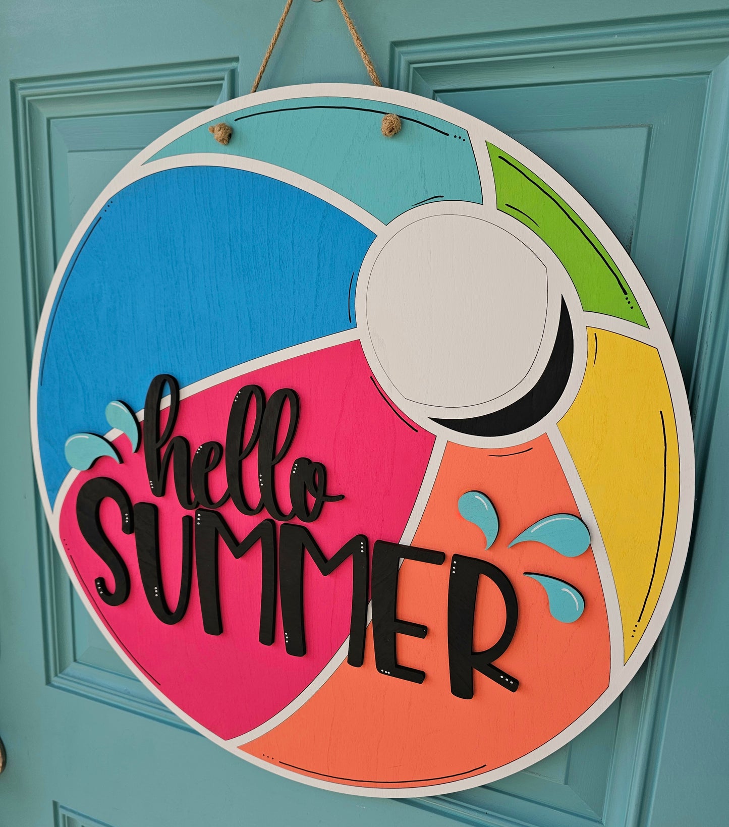 Summer Beachball Door Hanger
