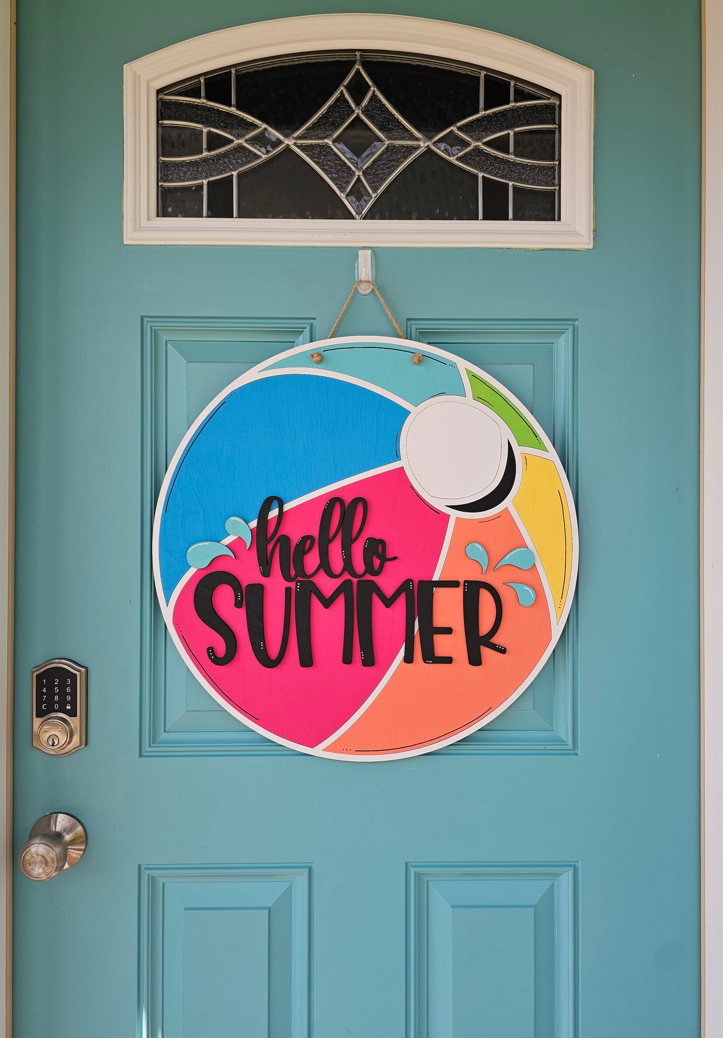 Summer Beachball Door Hanger