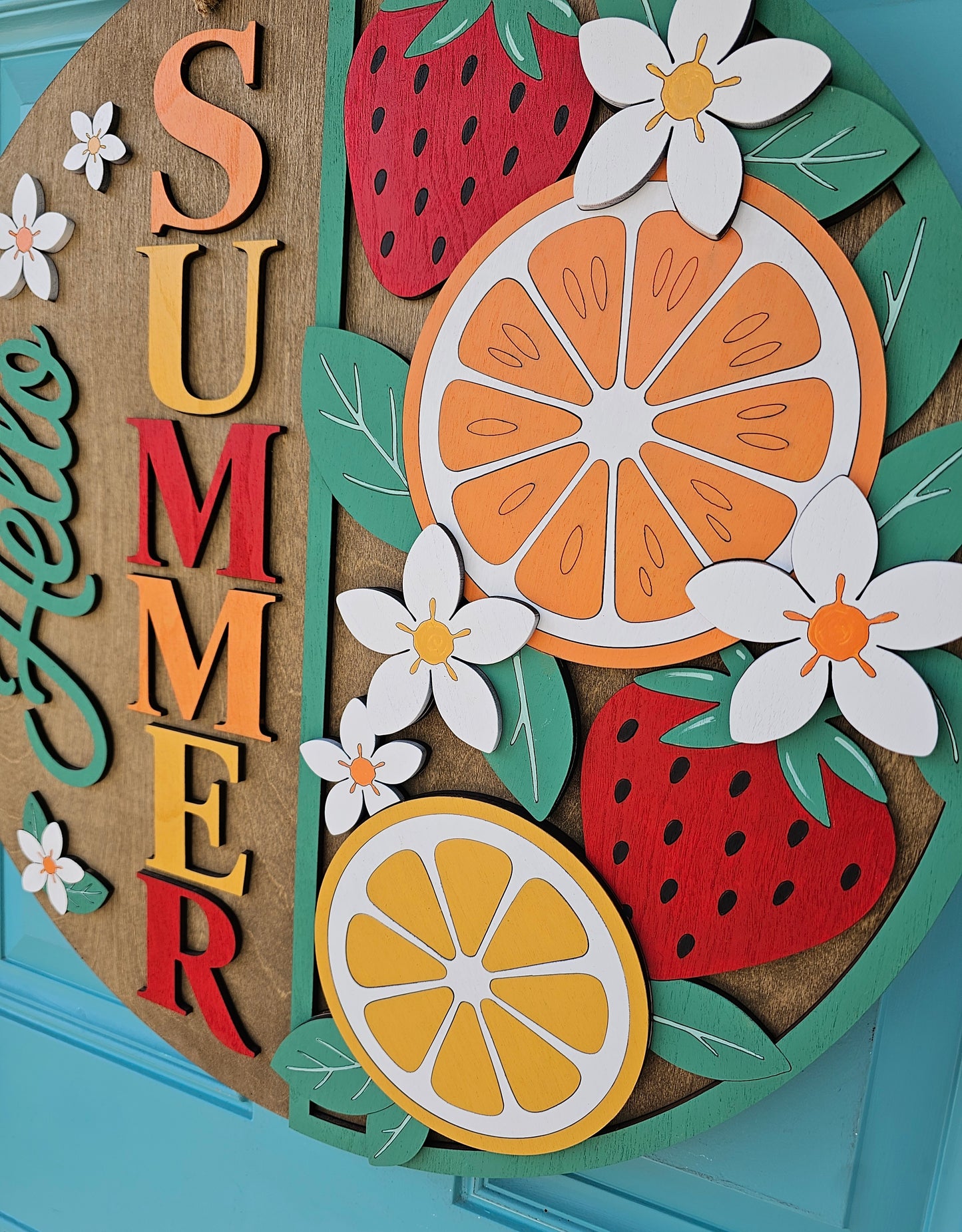 Summer Fruit Door Hanger