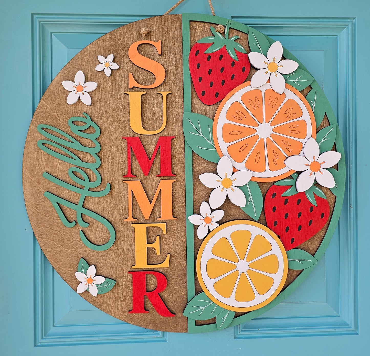 Summer Fruit Door Hanger
