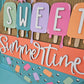 Sweet Summertime Popsicles Door Hanger