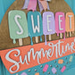 Sweet Summertime Popsicles Door Hanger