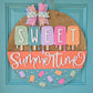 Sweet Summertime Popsicles Door Hanger