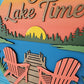 On Lake Time Door Hanger