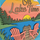On Lake Time Door Hanger