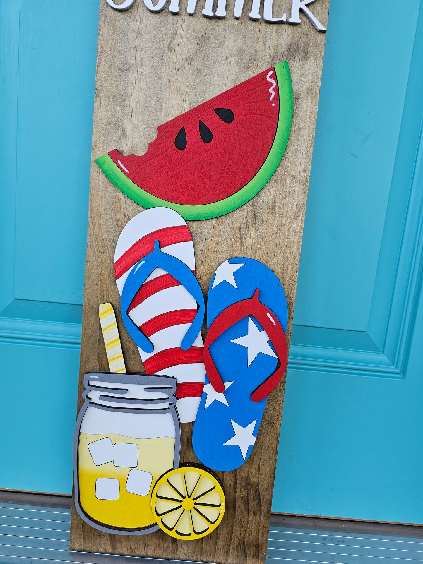 All things Summer Porch Leaner