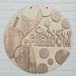 Sweet Freedom Snow Cone Door Hanger