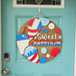 Sweet Freedom Snow Cone Door Hanger
