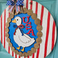 Patriotic Goose Door Hanger