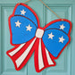 Patriotic Bow Door Hanger