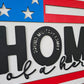 Home of a Hero-Proud Military Family Door Hanger